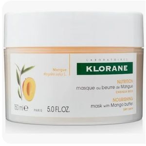 Klorane Nourishing 2 in-1 Mask with Mango, Deep Conditioning Hair Mask 5oz VEGAN